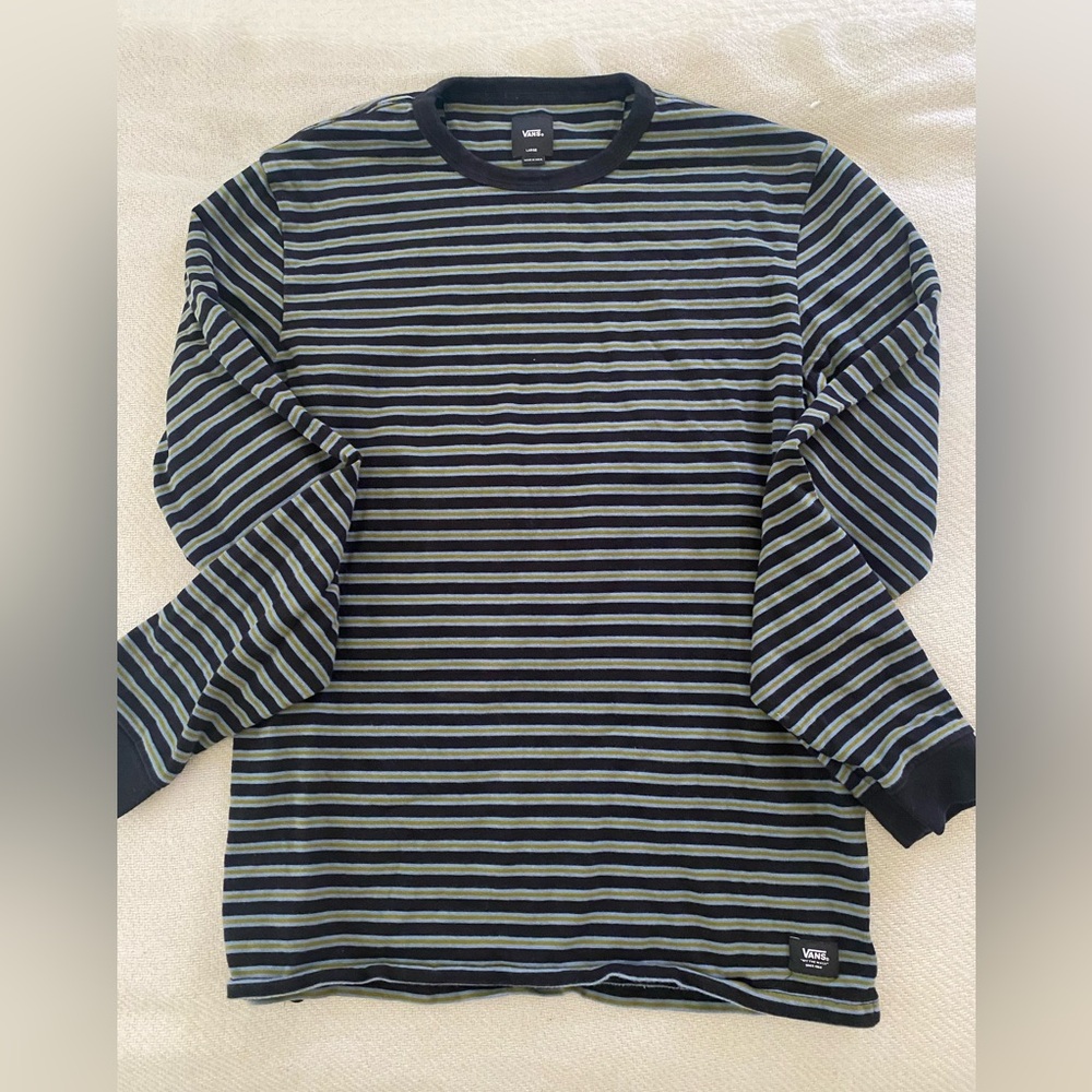 Vans Long Sleeve Striped Shirt Multi-Colored